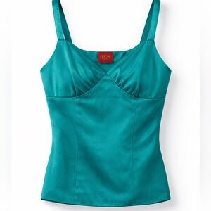 Rare Oscar De La Renta Women's Teal Top